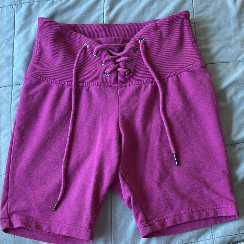 FP Movement Pink High Waist Performance Shorts